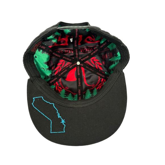 Spark Embroidered Snapback Hat With Scenic Design - Picture 4 of 5